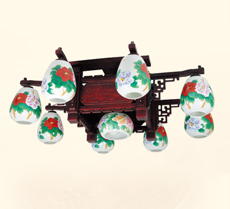 中式陶瓷灯经典陶瓷吊灯